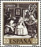 Spain 1958 Velazquez 60 CTS Brown Edifil 1241. España 1958 1241. Uploaded by susofe